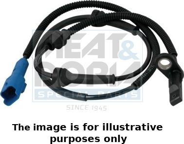 Meat & Doria 90207E - ABS датчик, частота вращения колеса abcparts.ee