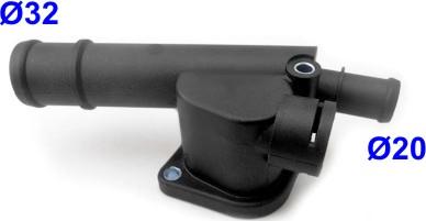 Meat & Doria 93198 - Фланец охлаждающей жидкости abcparts.ee