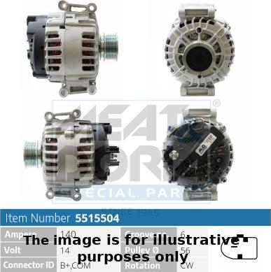 Meat & Doria 5515504P - Генератор abcparts.ee