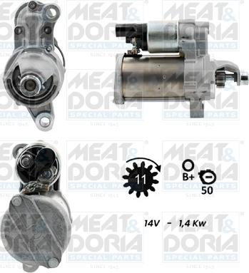 Meat & Doria 5010961G - Стартер abcparts.ee