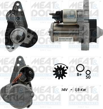 Meat & Doria 5010978G - Стартер abcparts.ee