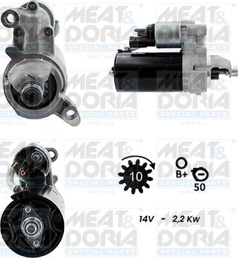 Meat & Doria 5010430G - Стартер abcparts.ee