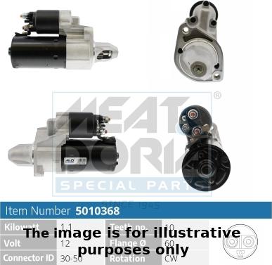 Meat & Doria 5010368G - Стартер abcparts.ee