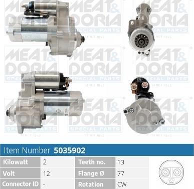Meat & Doria 5035902 - Стартер abcparts.ee