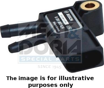 Meat & Doria 82318/1 - Датчик, давление выхлопных газов abcparts.ee