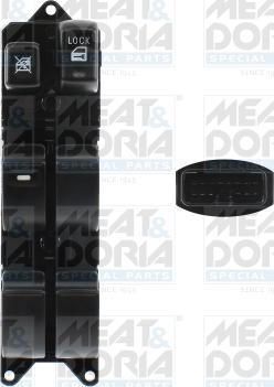 Meat & Doria 26542 - Выключатель, стеклоподъемник abcparts.ee