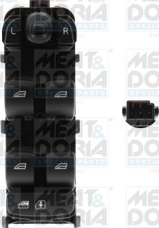 Meat & Doria 26667 - Выключатель, стеклоподъемник abcparts.ee