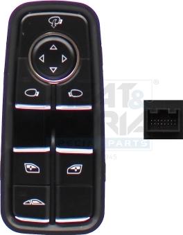 Meat & Doria 26837 - Выключатель, стеклоподъемник abcparts.ee