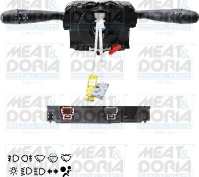 Meat & Doria 231712 - Выключатель на рулевой колонке abcparts.ee