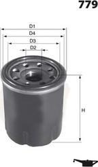 Mecafilter ELH4531 - Масляный фильтр abcparts.ee