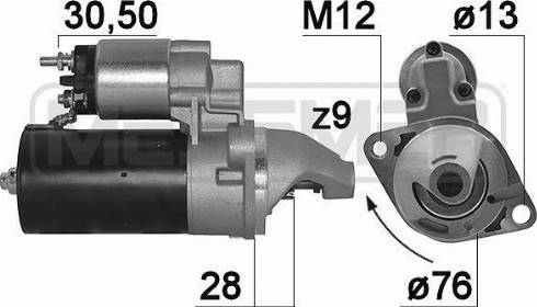 Messmer 220133A - Стартер abcparts.ee