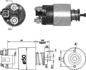 Messmer ZM2995 - Тяговое реле, соленоид, стартер abcparts.ee