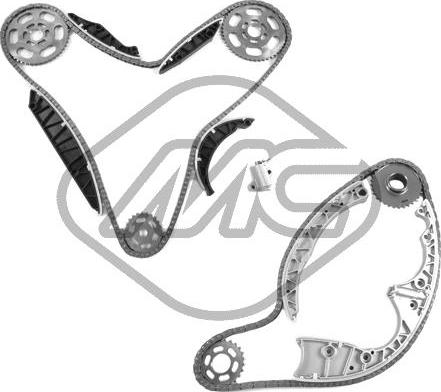 Metalcaucho 51355 - Комплект цепи привода распредвала abcparts.ee