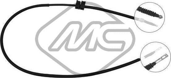 Metalcaucho 80588 - Тросик, cтояночный тормоз abcparts.ee