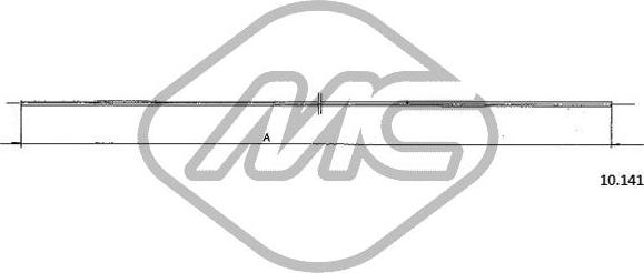 Metalcaucho 83295 - Тросик газа abcparts.ee