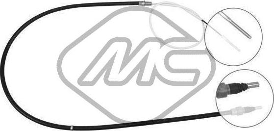 Metalcaucho 83728 - Тросик, cтояночный тормоз abcparts.ee