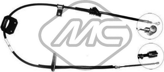 Metalcaucho 82604 - Тросик газа abcparts.ee