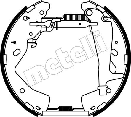 Metelli 51-0537 - Piduriklotside komplekt abcparts.ee