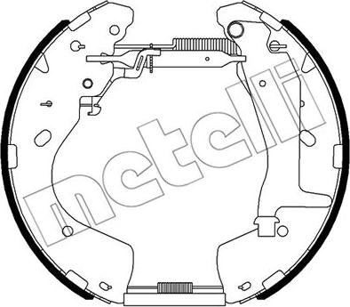 Metelli 51-0522 - Piduriklotside komplekt abcparts.ee