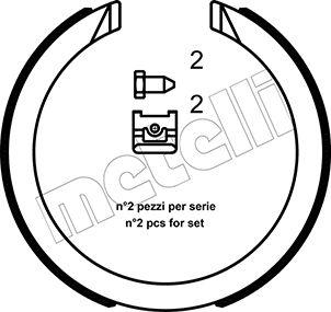Metelli 53-0491K - Piduriklotside komplekt,seisupidur abcparts.ee