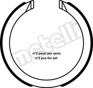 Metelli 53-0491 - Piduriklotside komplekt,seisupidur abcparts.ee