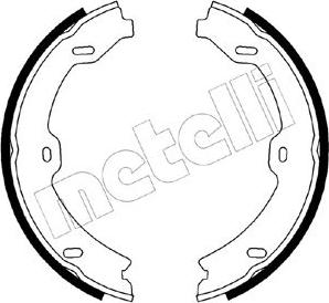 Metelli 53-0247 - Комплект тормозов, ручник, парковка abcparts.ee