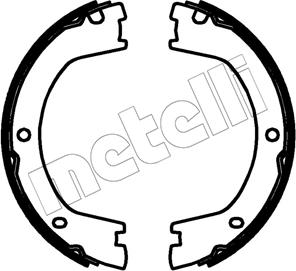 Metelli 53-0765 - Комплект тормозов, ручник, парковка abcparts.ee