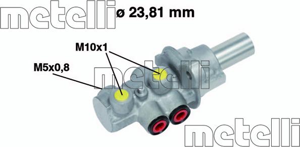 Metelli 05-0683 - Главный тормозной цилиндр abcparts.ee