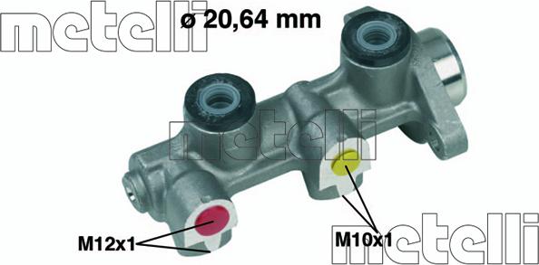 Metelli 05-0190 - Главный тормозной цилиндр abcparts.ee