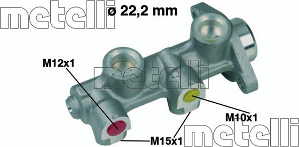 Metelli 05-0189 - Главный тормозной цилиндр abcparts.ee