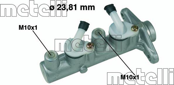 Metelli 05-0337 - Главный тормозной цилиндр abcparts.ee
