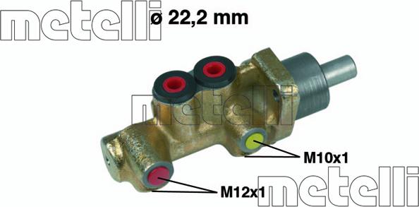 Metelli 05-0254 - Главный тормозной цилиндр abcparts.ee