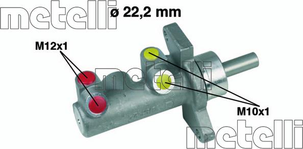 Metelli 05-0230 - Главный тормозной цилиндр abcparts.ee