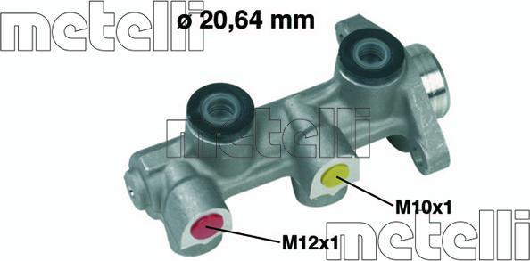Metelli 05-0224 - Главный тормозной цилиндр abcparts.ee
