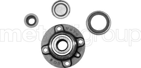 Metelli 19-2437 - Комплект подшипника, ступицы колеса abcparts.ee