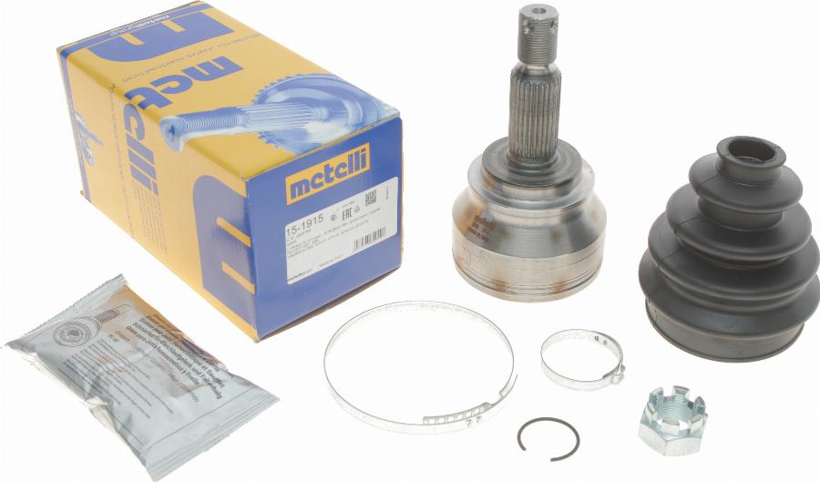 Metelli 15-1915 - Комплект ШРУСа, приводной вал, шарнир abcparts.ee