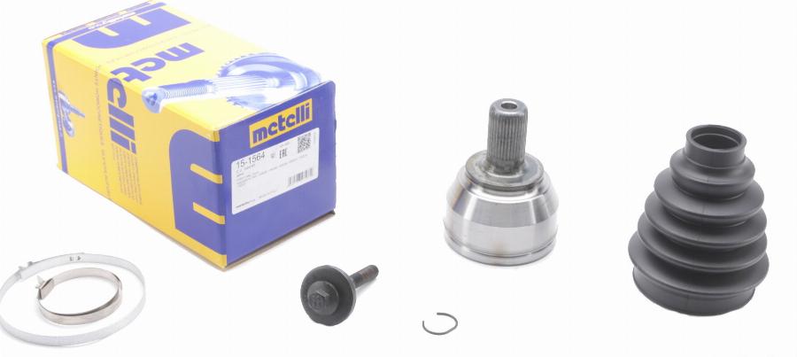 Metelli 15-1564 - Комплект ШРУСа, приводной вал, шарнир abcparts.ee