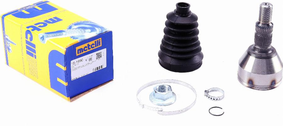 Metelli 15-1690 - Комплект ШРУСа, приводной вал, шарнир abcparts.ee