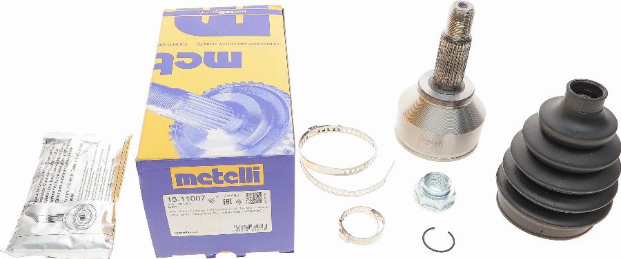 Metelli 15-11007 - Комплект ШРУСа, приводной вал, шарнир abcparts.ee