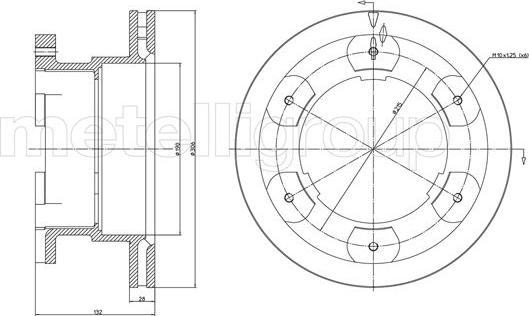 Metelli 23-0990 - Тормозной диск abcparts.ee