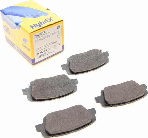 Metelli 22-0901-0 - Тормозные колодки, дисковые, комплект abcparts.ee