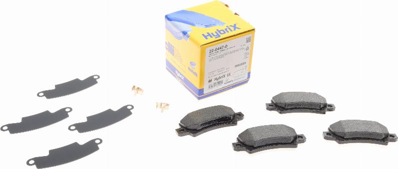 Metelli 22-0447-0 - Тормозные колодки, дисковые, комплект abcparts.ee