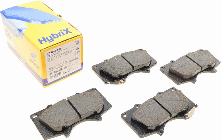 Metelli 22-0454-0 - Тормозные колодки, дисковые, комплект abcparts.ee