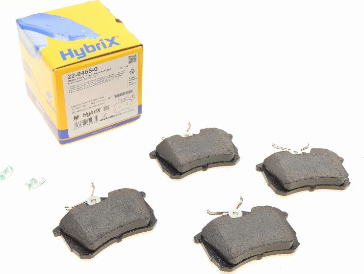 Metelli 22-0465-0 - Тормозные колодки, дисковые, комплект abcparts.ee