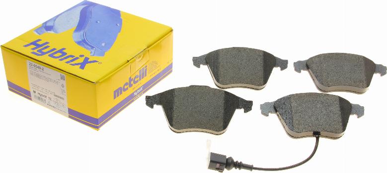 Metelli 22-0549-2 - Тормозные колодки, дисковые, комплект abcparts.ee