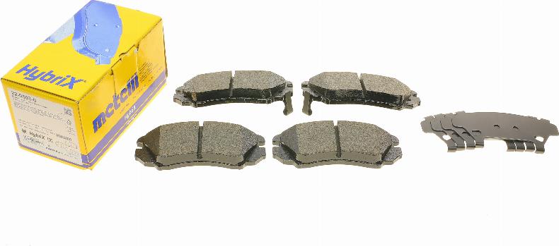 Metelli 22-0503-0 - Тормозные колодки, дисковые, комплект abcparts.ee