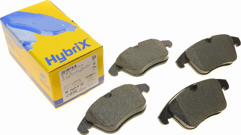 Metelli 22-0675-0 - Тормозные колодки, дисковые, комплект abcparts.ee