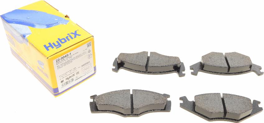 Metelli 22-0045-1 - Тормозные колодки, дисковые, комплект abcparts.ee
