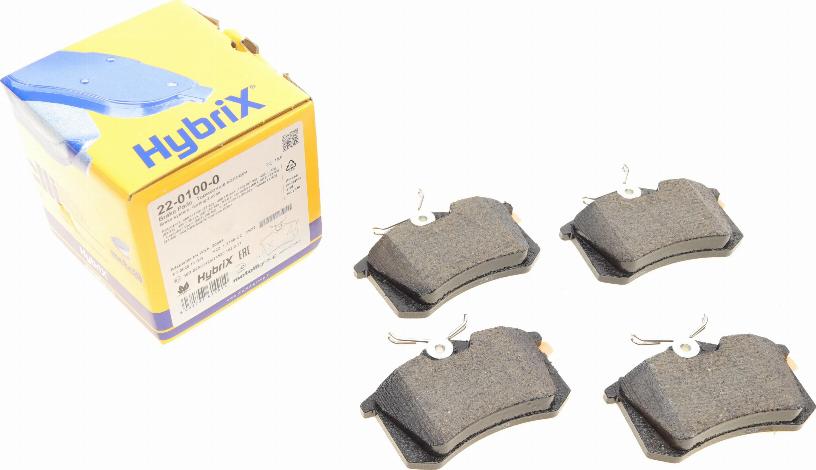 Metelli 22-0100-0 - Тормозные колодки, дисковые, комплект abcparts.ee