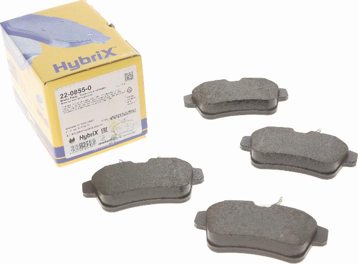 Metelli 22-0855-0 - Тормозные колодки, дисковые, комплект abcparts.ee